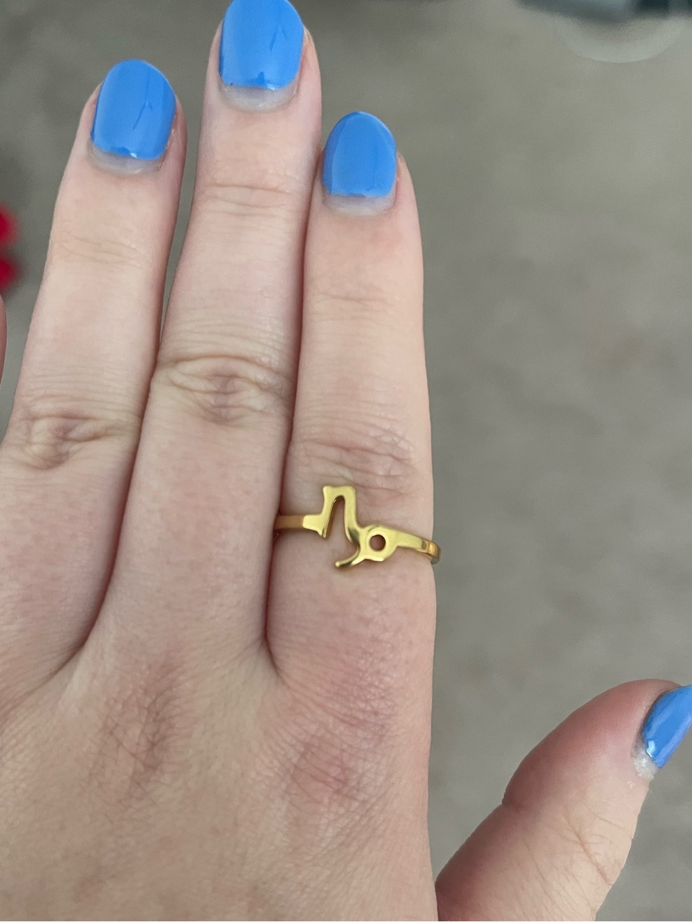Capricorn ring